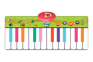 Colourful Piano Playmat